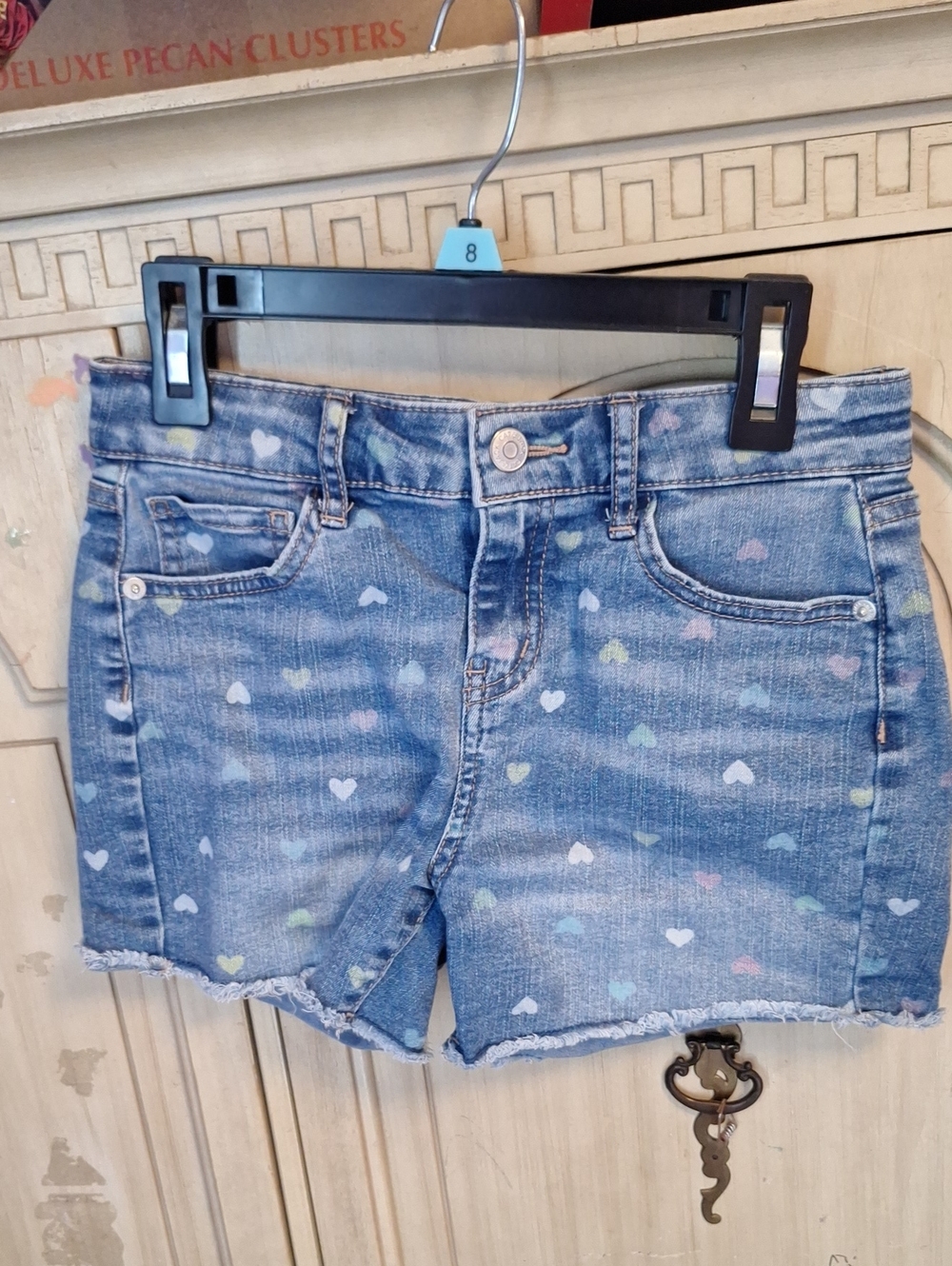 Girls Denim Cut Off Shorts